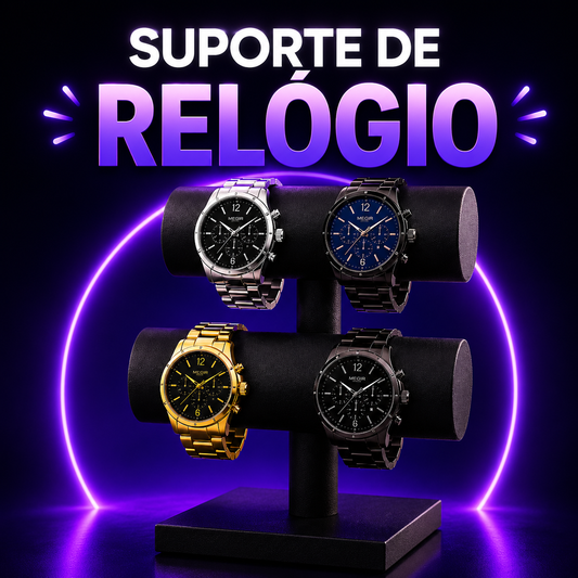 ⌚Suporte de Relógio - O suporte perfeito para proteger a sua coleção de relógios!✨