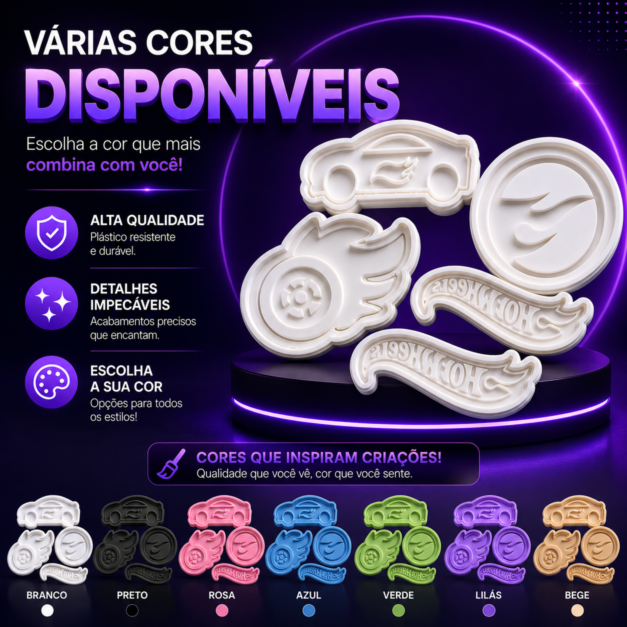 🍪 Kit Cortadores de Biscoito – Transforme Biscoitos Simples em Criações Incríveis ✨