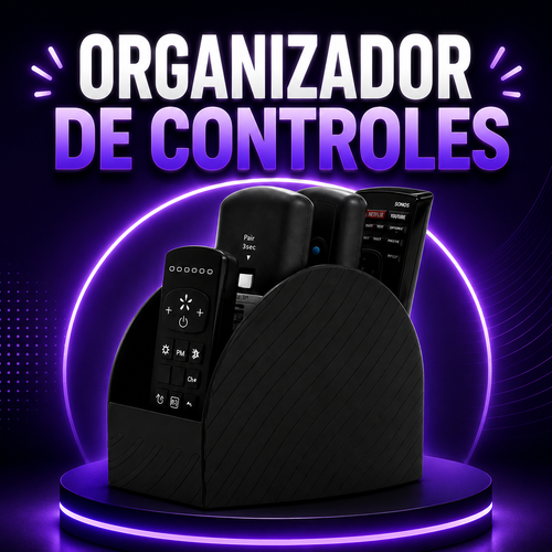🏠 Organizador de Controles – Mais organização e sofisticação para sua sala! ✨