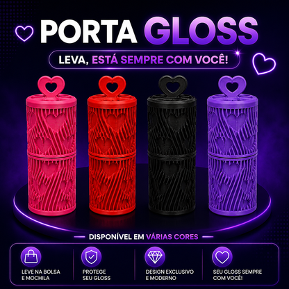 💄 Porta Gloss – Chega de perder o seu gloss na bolsa! Tenha-o sempre à mão! ✨