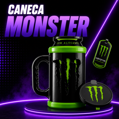 🍹 Caneca Monster Efeito Verão – O Kit Completo para Quem Vive com Estilo! ☀️