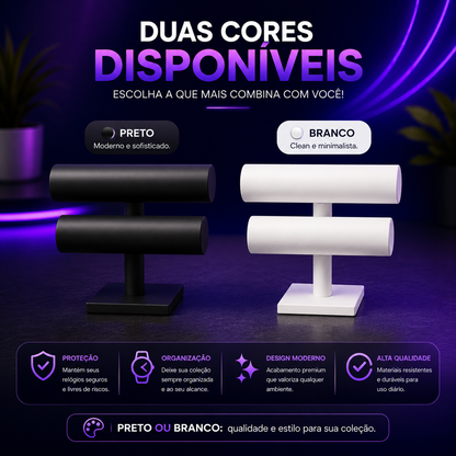 ⌚Suporte de Relógio - O suporte perfeito para proteger a sua coleção de relógios!✨