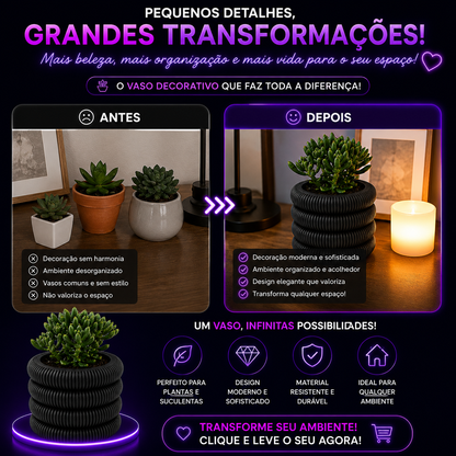 🪴 Jarro de Plantas – Transforme qualquer ambiente com mais vida e elegância! 🌿
