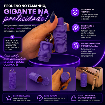 💄 Porta Gloss – Chega de perder o seu gloss na bolsa! Tenha-o sempre à mão! ✨
